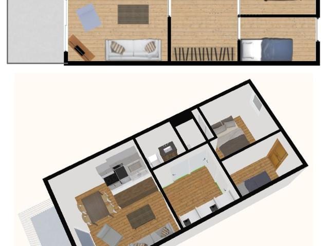 Charmant appartement 2 pièces avec balcon, parking et wifi, au pied des pistes à Val-d'Isère FR-1-694-69 - Val d’Isère Le Châtelard