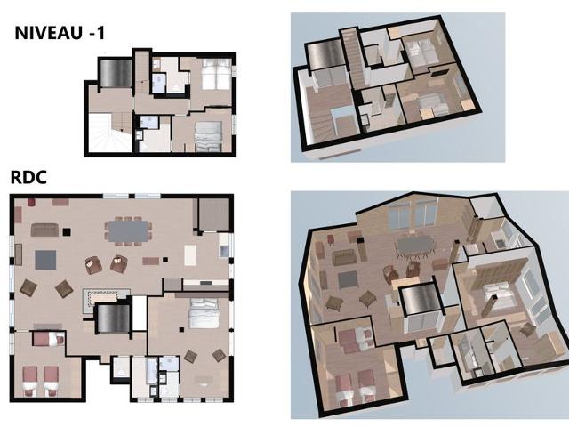 Duplex luxueux avec sauna, cheminée et parking à Val-d'Isère FR-1-694-334 - Val d’Isère Centre