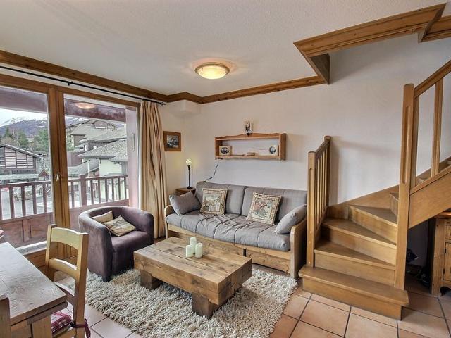 Appartement duplex au centre de la station, à 20m des pistes, 7 pers, WIFI, parking gratuit FR-1-755 - Plagne Montalbert