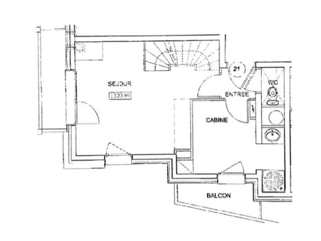 Appartement duplex au centre de la station, à 20m des pistes, 7 pers, WIFI, parking gratuit FR-1-755-27 - Plagne Montalbert