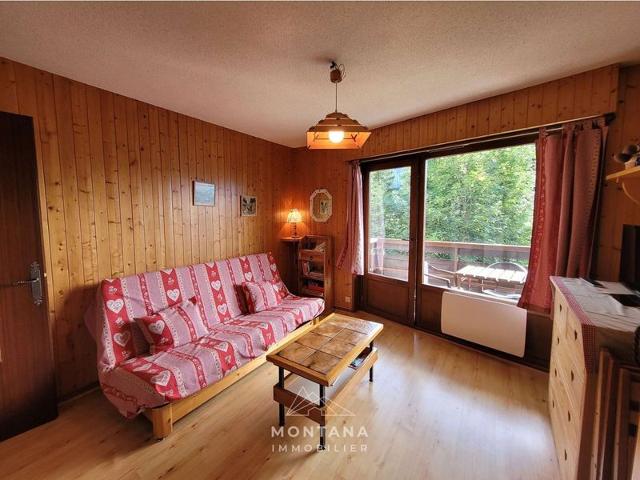 Studio cosy pour 4 au Grand-Bornand avec balcon FR-1-458-207 - Le Grand Bornand