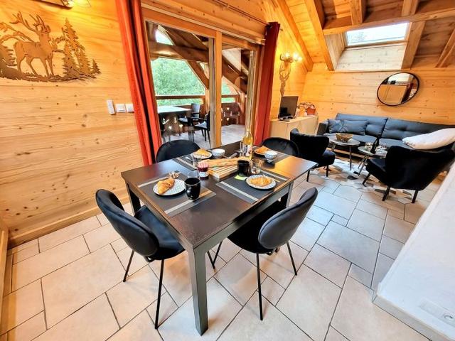 Appartement confortable avec terrasse et parking, proche centre, 4 personnes FR-1-598-178 - Les Gets