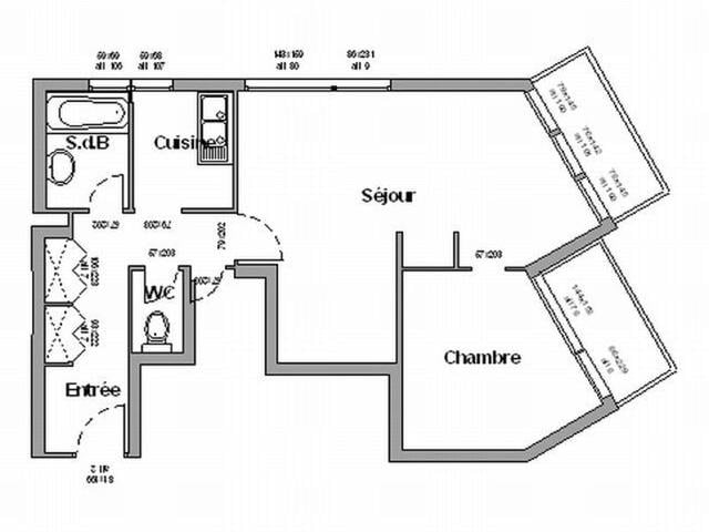 Appartement familial spacieux proche des pistes avec balcon FR-1-340-282 - Chamrousse