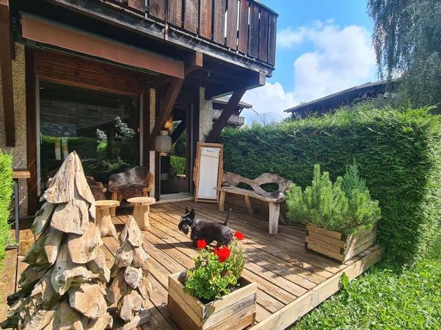 Studio avec terrasse, Wi-Fi et garage à Megève FR-1-597-183 - Megève