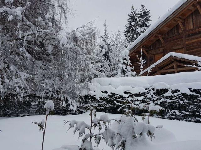 Studio avec terrasse, Wi-Fi et garage à Megève FR-1-597-183 - Megève