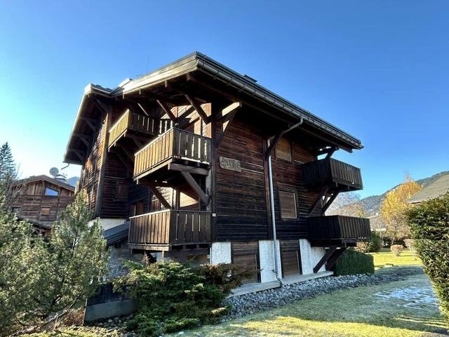 Studio avec terrasse, Wi-Fi et garage à Megève FR-1-597-183 - Megève