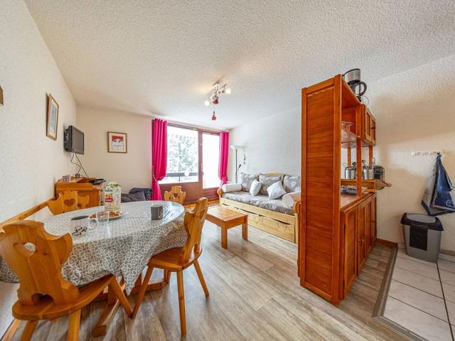 Studio lumineux 26m², 4 pers, proche pistes, sans Wi-Fi FR-1-807-96 - Saint François Longchamp