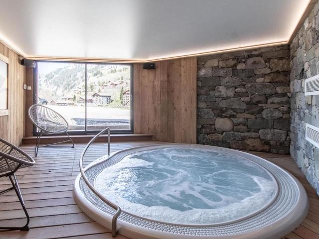 Appart 9 pers. avec Sauna et Spa au pied des pistes, parking privé FR-1-467-142 - Le Grand Bornand