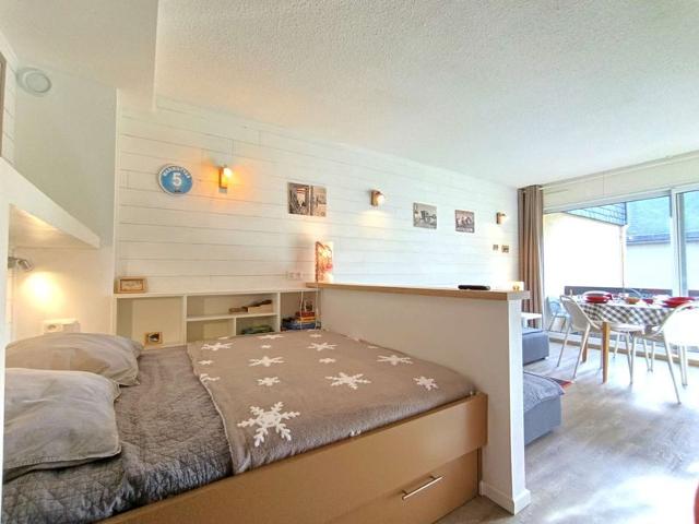 Studio cosy pour 4 pers. à Saint-Lary-Soulan, balcon, parking, lave-linge FR-1-457-364 - Saint Lary Soulan