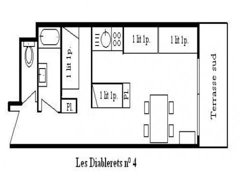 LES DIABLERETS/4 - Méribel Centre 1600 