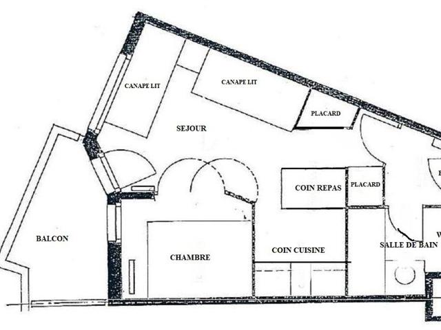 Les Menuires: 2 Pièces 4 Pers, Proche Pistes, Balcon Sud FR-1-178-112 - Les Menuires Reberty 1850