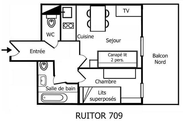 Appartements RUITOR - Méribel Mottaret 1850