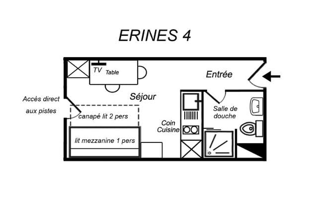 Appartements ERINES - Méribel Mottaret 1850