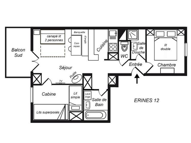 Appartements ERINES - Méribel Mottaret 1850