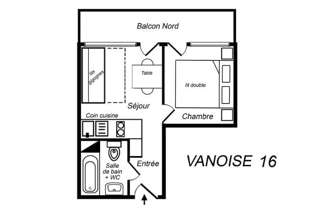 Appartements VANOISE - Méribel Mottaret 1850