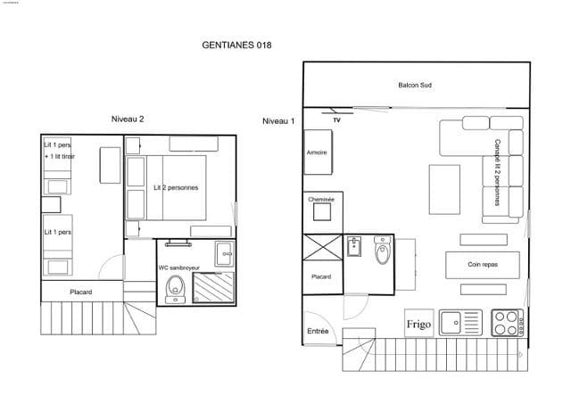 Appartements GENTIANES - Méribel Mottaret 1850