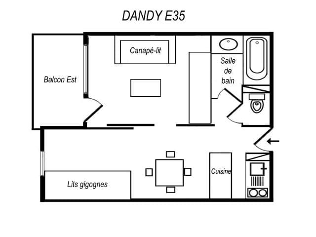 Appartements DANDY - Méribel Mottaret 1850