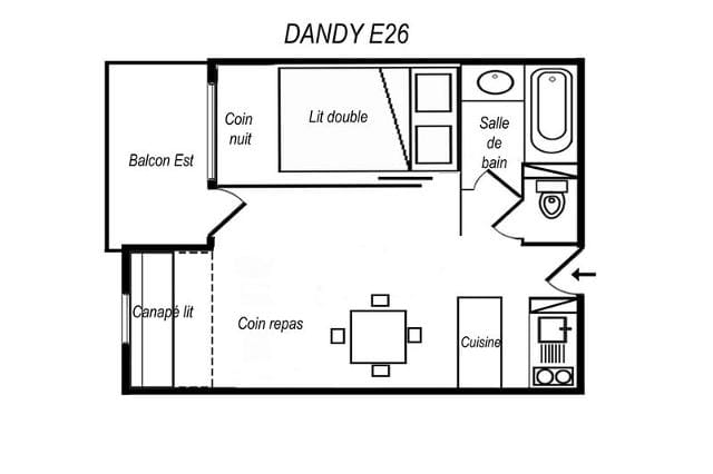 Appartements DANDY - Méribel Mottaret 1850