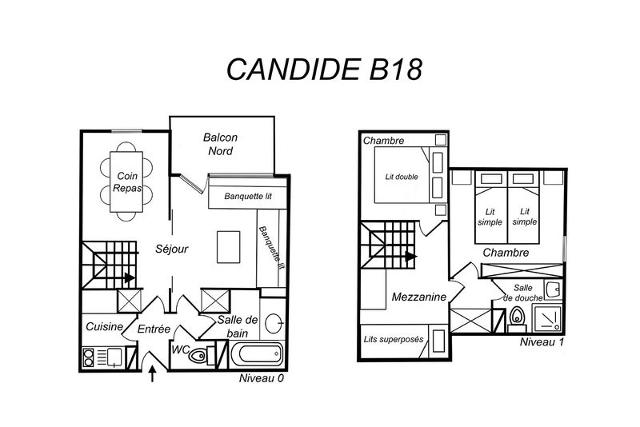 Appartements CANDIDE - Méribel Mottaret 1850