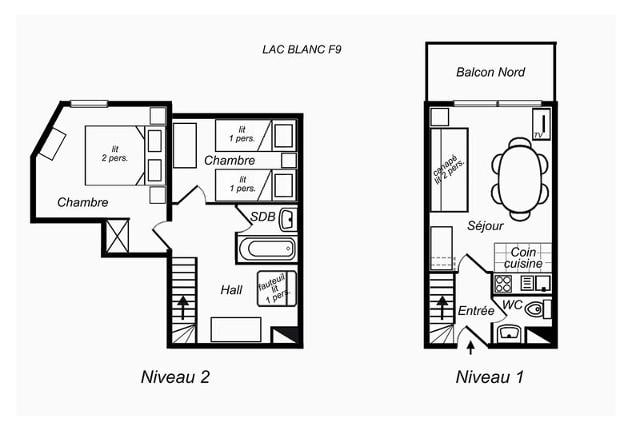 Appartements LAC BLANC - Méribel Mottaret 1850