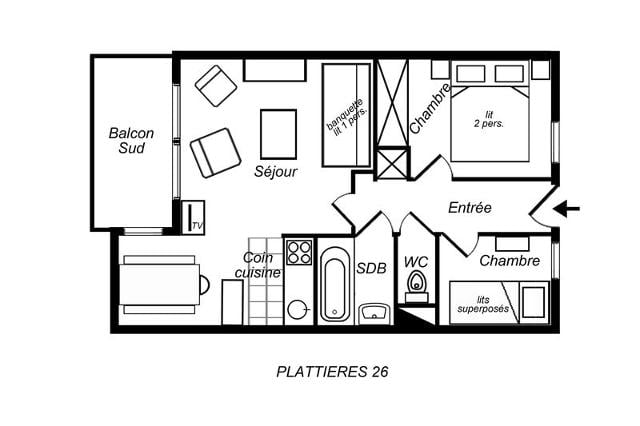 Appartements PLATTIERES - Méribel Mottaret 1850