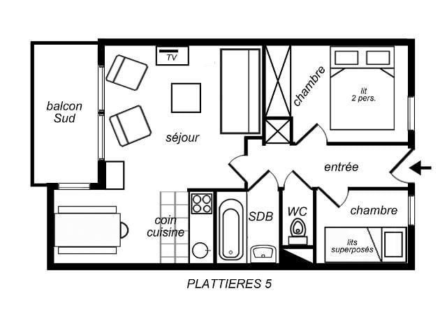 Appartements PLATTIERES - Méribel Mottaret 1850