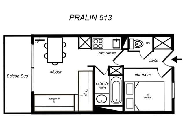 Appartements PRALIN - Méribel Mottaret 1850