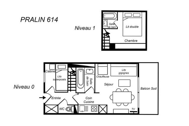 Appartements PRALIN - Méribel Mottaret 1850