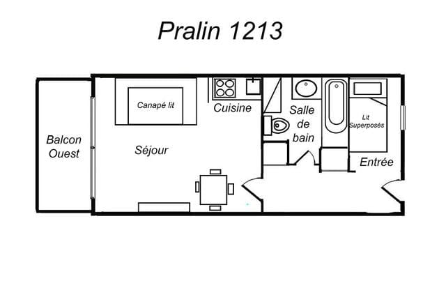 Appartements PRALIN - Méribel Mottaret 1850