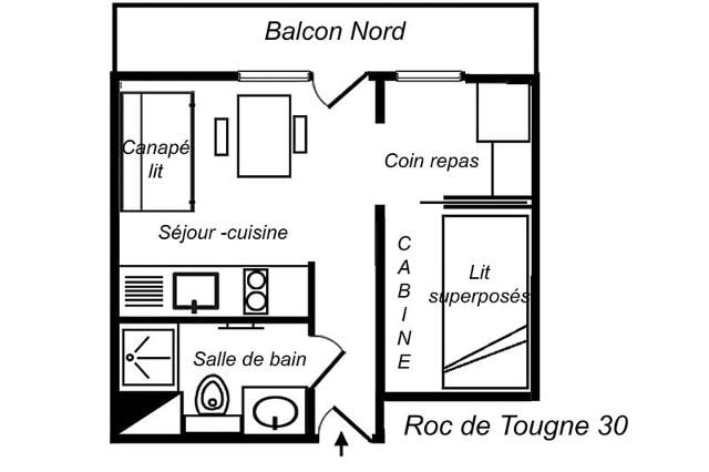 Appartements ROC DE TOUGNE - Méribel Mottaret 1850