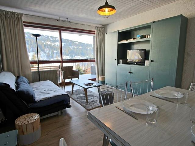 Appartement lumineux 2 pièces, 6 pers, balcon, lave-linge, parking FR-1-340-84 - Chamrousse