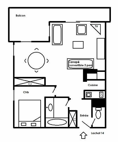 Appartements LACHAT - Méribel Centre 1600 